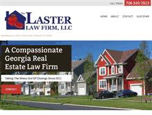 Tablet Screenshot of lasterlegal.com